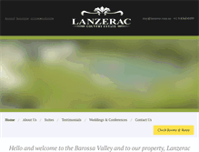 Tablet Screenshot of lanzerac.com.au